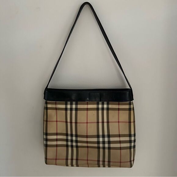 Burberry Check Coated Canvas Medium PVC
Shoulder Bag - Picture 1 of 14